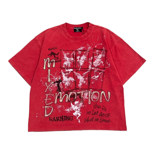 Mixed Emotion Crimson Tee (Red)