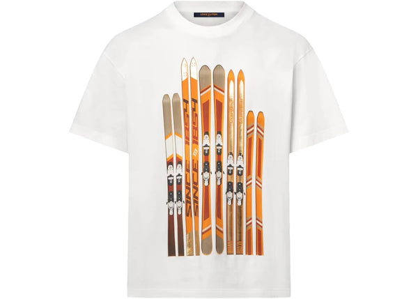 Louis Vuitton Printed Cotton T-shirt Milk White - Preowned