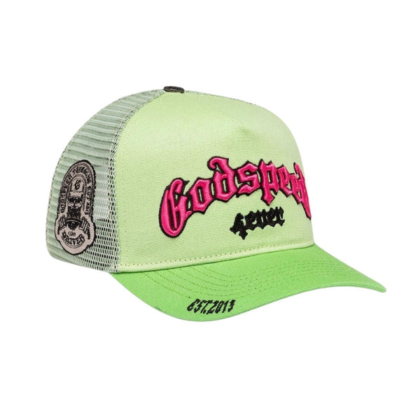 Godspeed GS Forever Trucker (Lime/Pink)