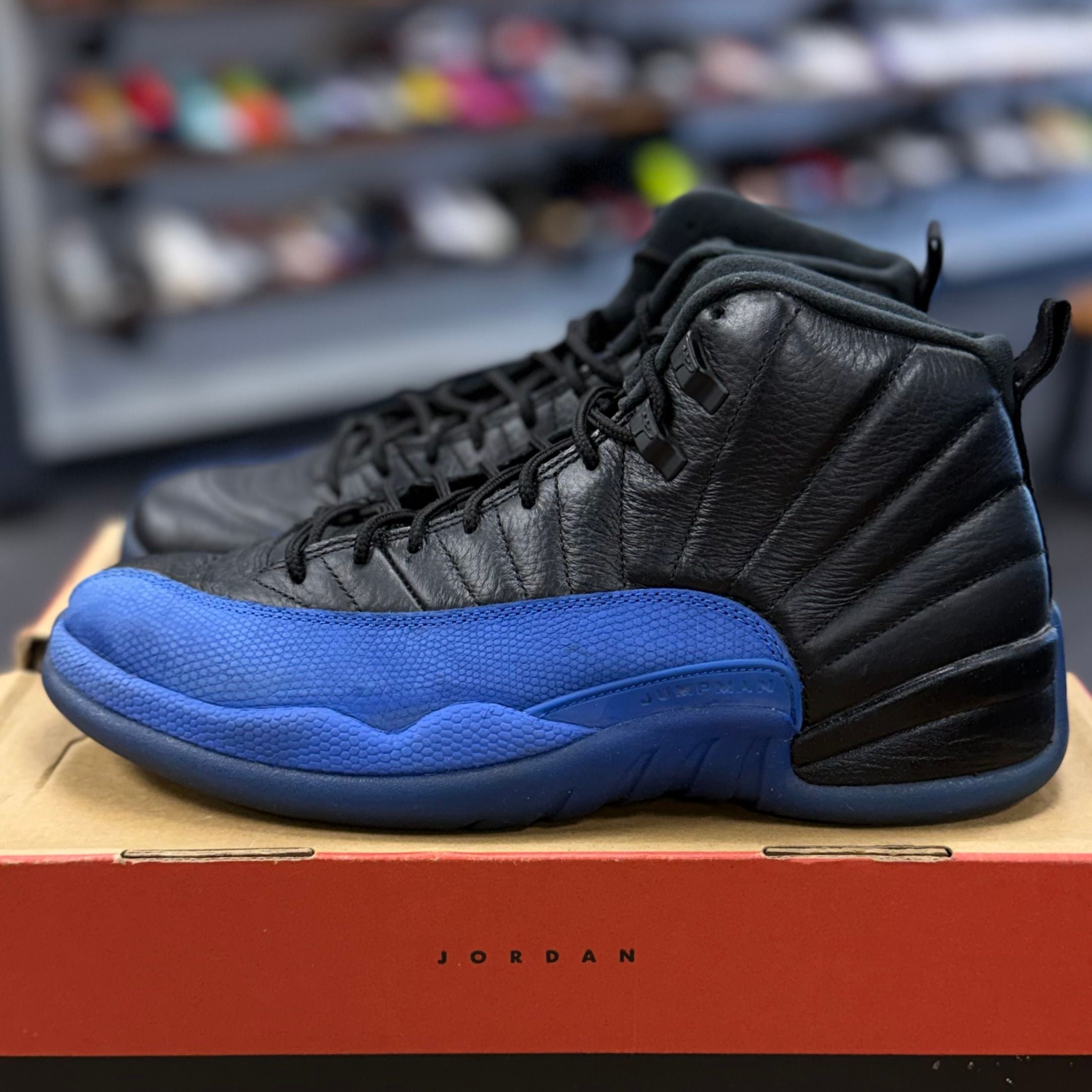 Jordan 12 Retro Black Game Royal - Preowned