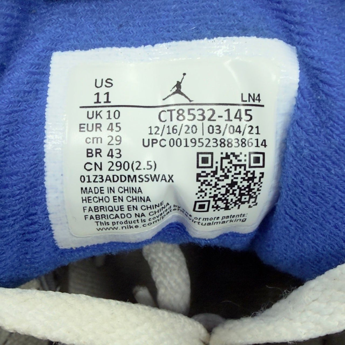 Jordan 3 Retro Racer Blue - Preowned