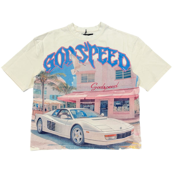 Godspeed Miami Rarri Tee (Cream)