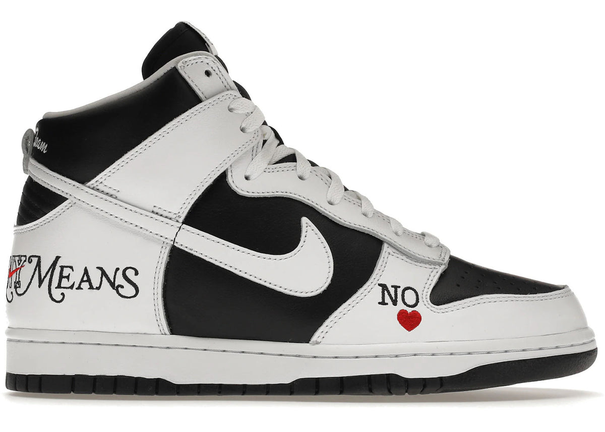BRAND NEW STEAL - Nike SB Dunk High Supreme By Any Means Black