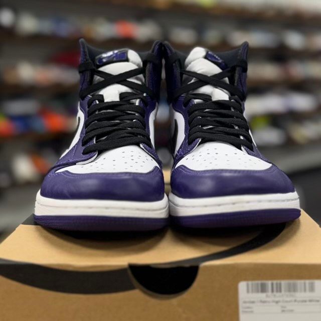 Jordan 1 Retro High Court Purple White - Preowned