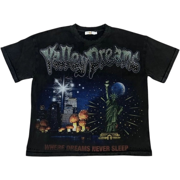 Vale Forever Skyline Bling Tee (Black)