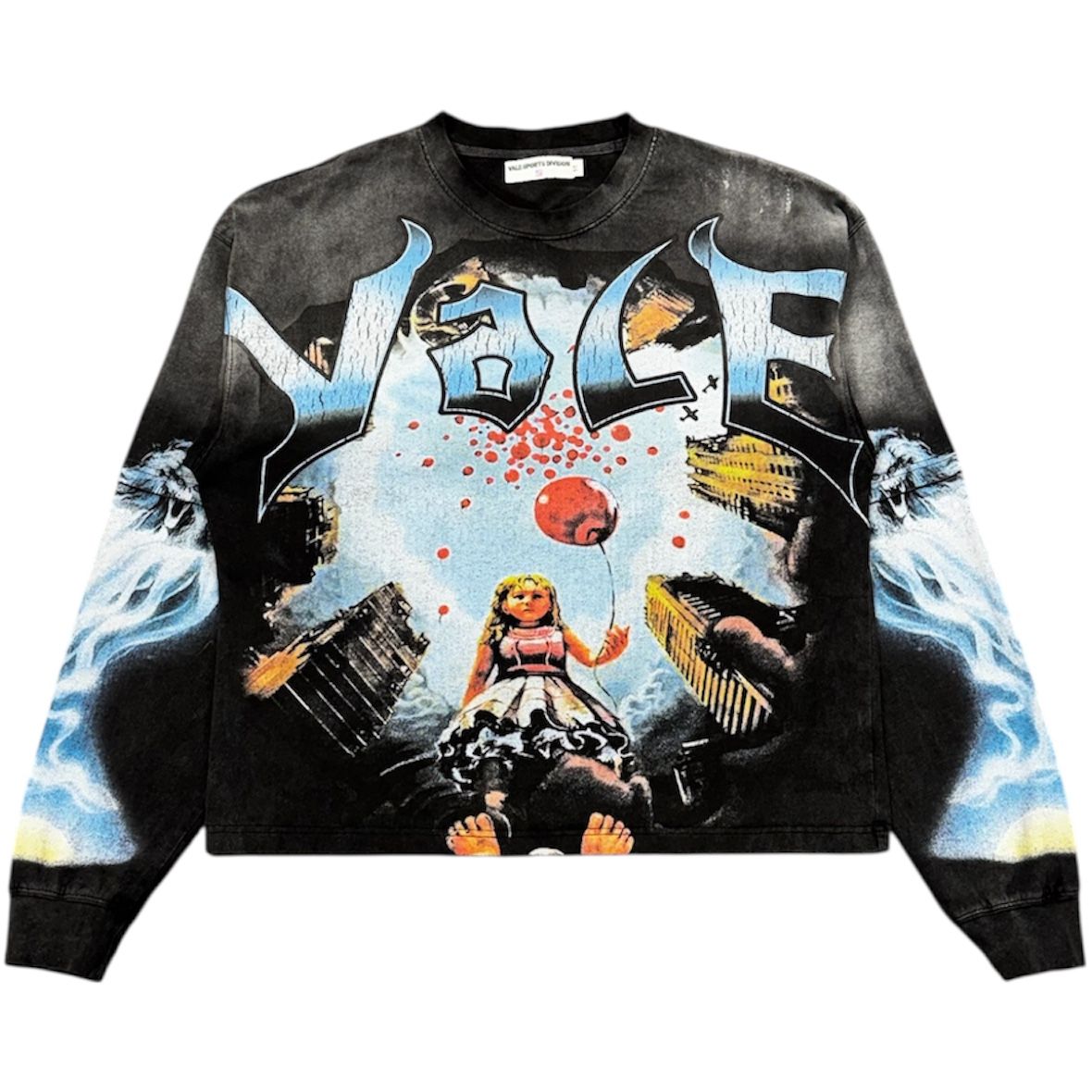 Vale Forever Red Balloon L/S Tee (Black Wash) - Preowned
