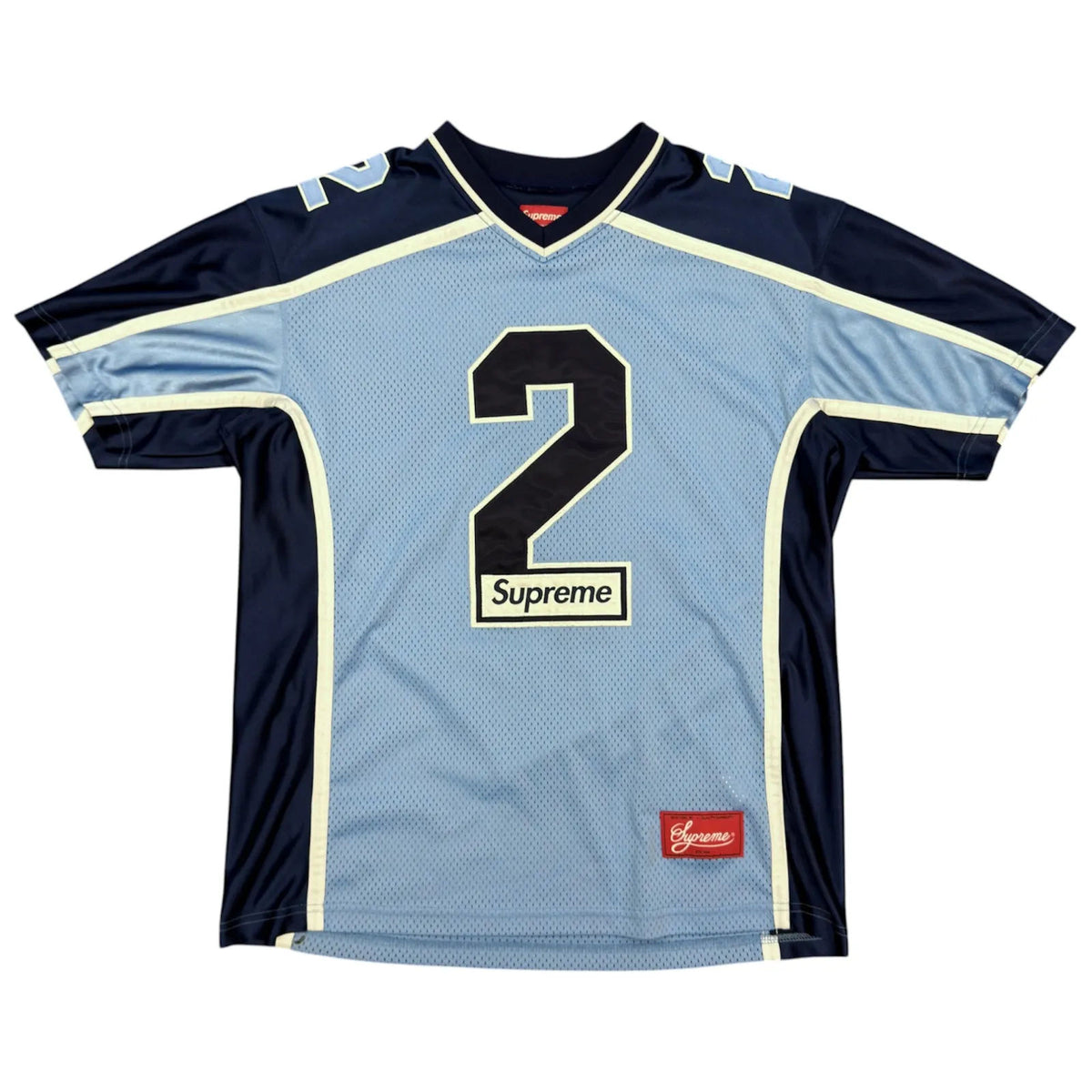 Supreme Above All Football Jersey Light Blue - Preowned