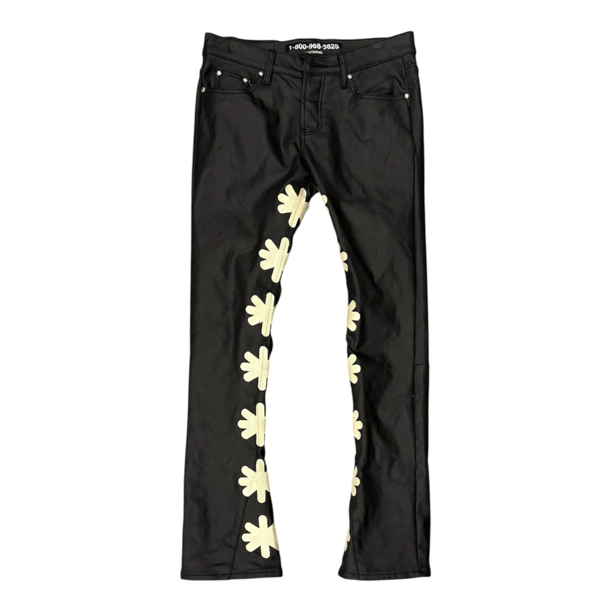 LOSTSHDWS Waxed Jean (Black/Bone) - Preowned