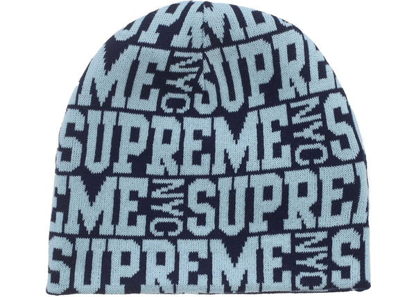 Supreme Reversible Camo Beanie Blue