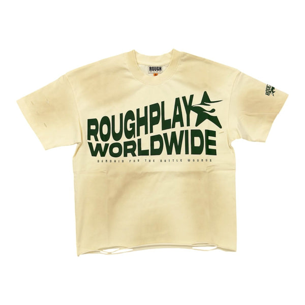 Roughplay Worldwide Tee (Tan/Green)