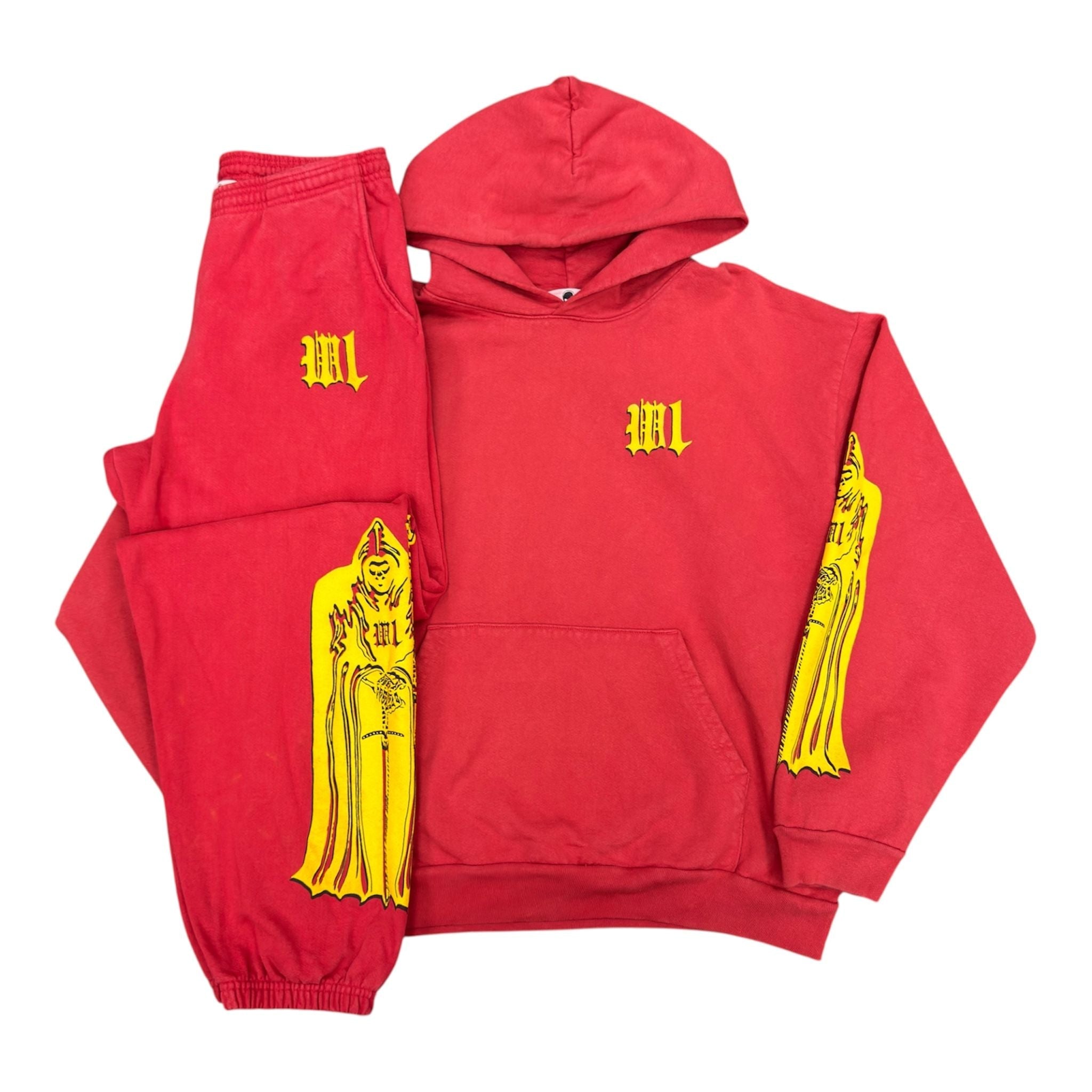 Warren Lotas Fiery Glare Sweatsuit (Red) - Preowned