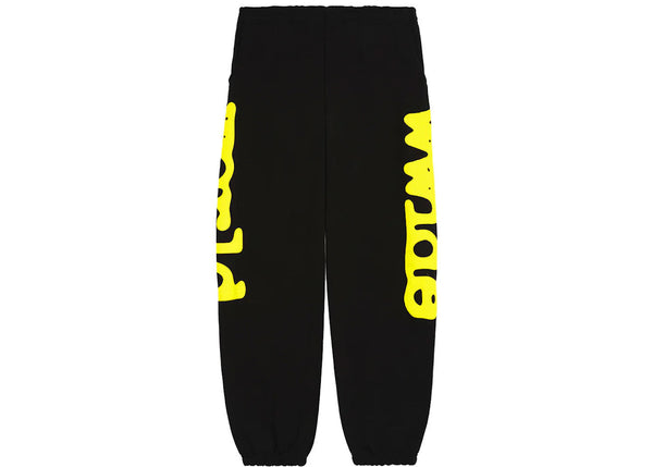 Sp5der Beluga Sweatpants (Onyx/Yellow)