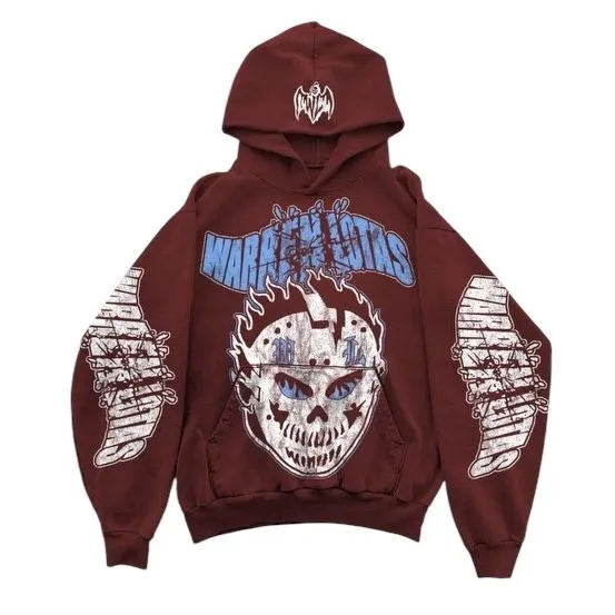 Warren Lotas "Fiery Glare" Hoodie (Red)