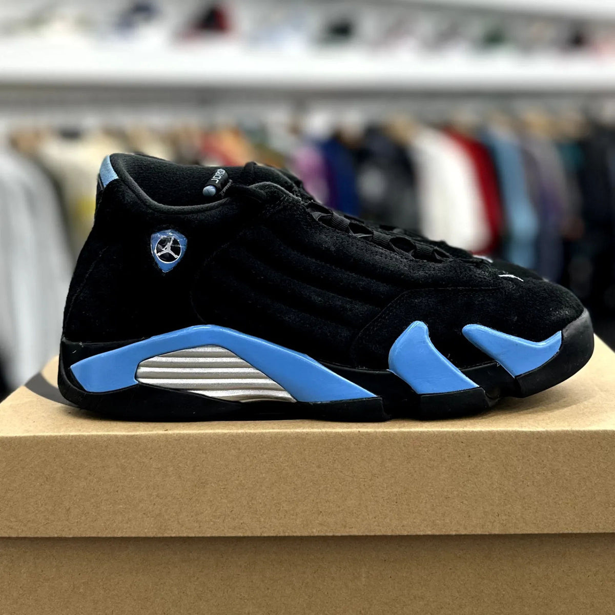 Jordan 14 Retro Black University Blue (2026) (GS) - Preowned