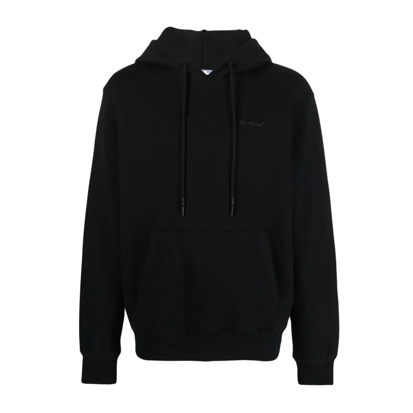 OFF-WHITE Diag Tab Slim Hoodie (Black) - Preowned