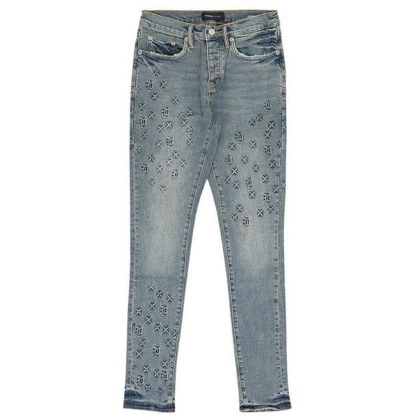 Purple Brand Embossed Denim (Blue)