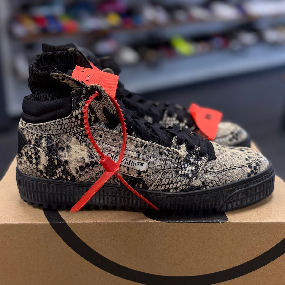 Off-White Off Court High (Snake/Multi) - Preowned