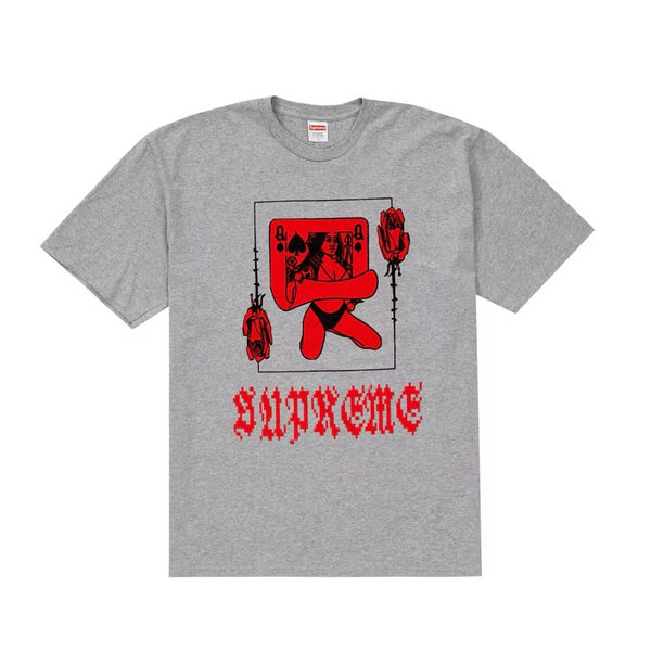 Supreme Queen Tee Heather grey - Preowned