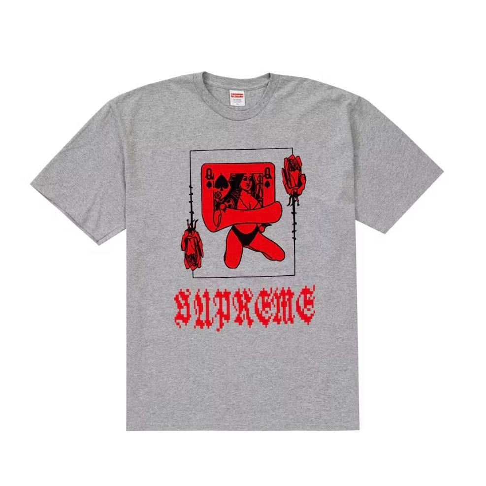 Supreme Queen Tee Heather grey - Preowned