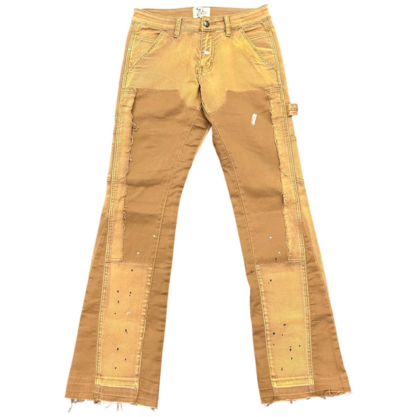 Triple 7's SevenSniper Flare Carpenter Pant (Khaki) - Preowned