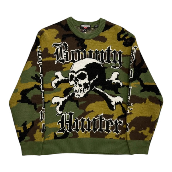 Supreme Bounty Hunter Sweater Woodland Camo - Preowned