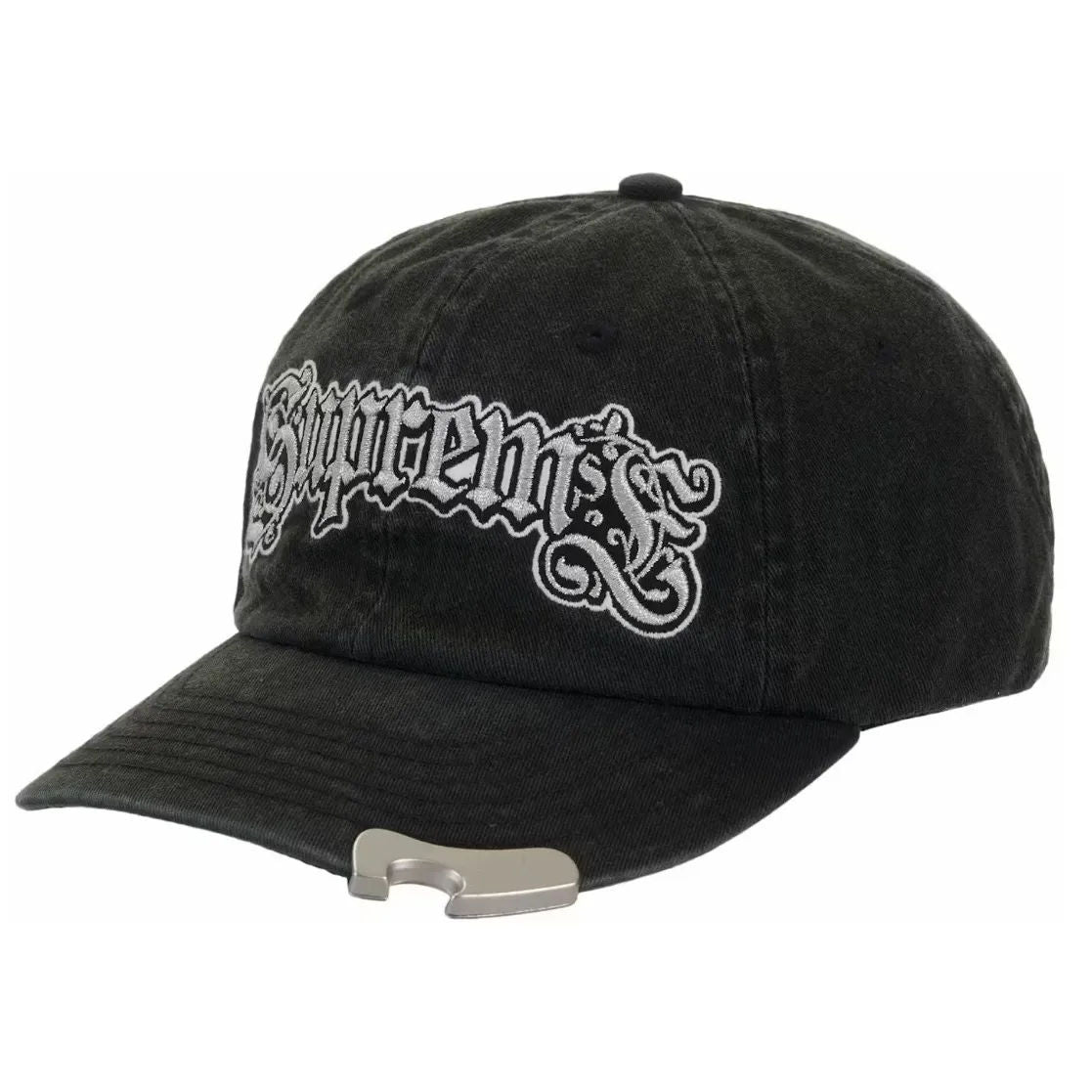 Supreme Bottle Opener 6-Panel Hat Black