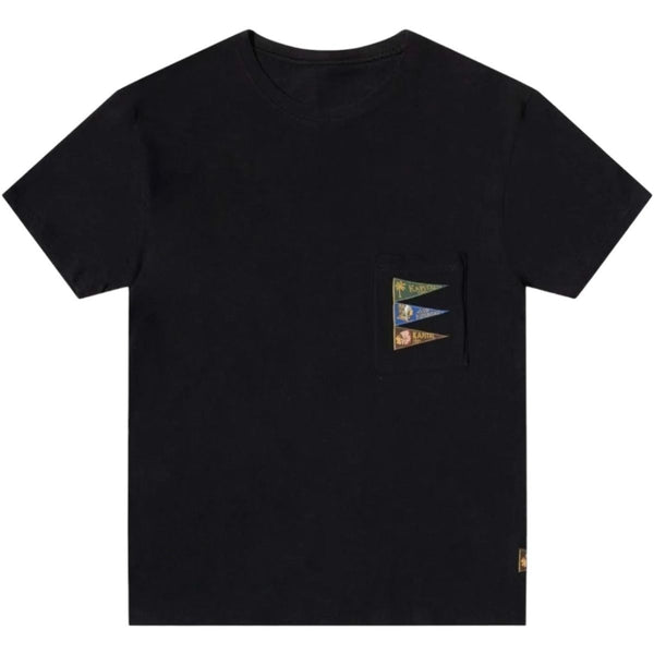 Kapital 4 Flags Pennant Tee (Black)