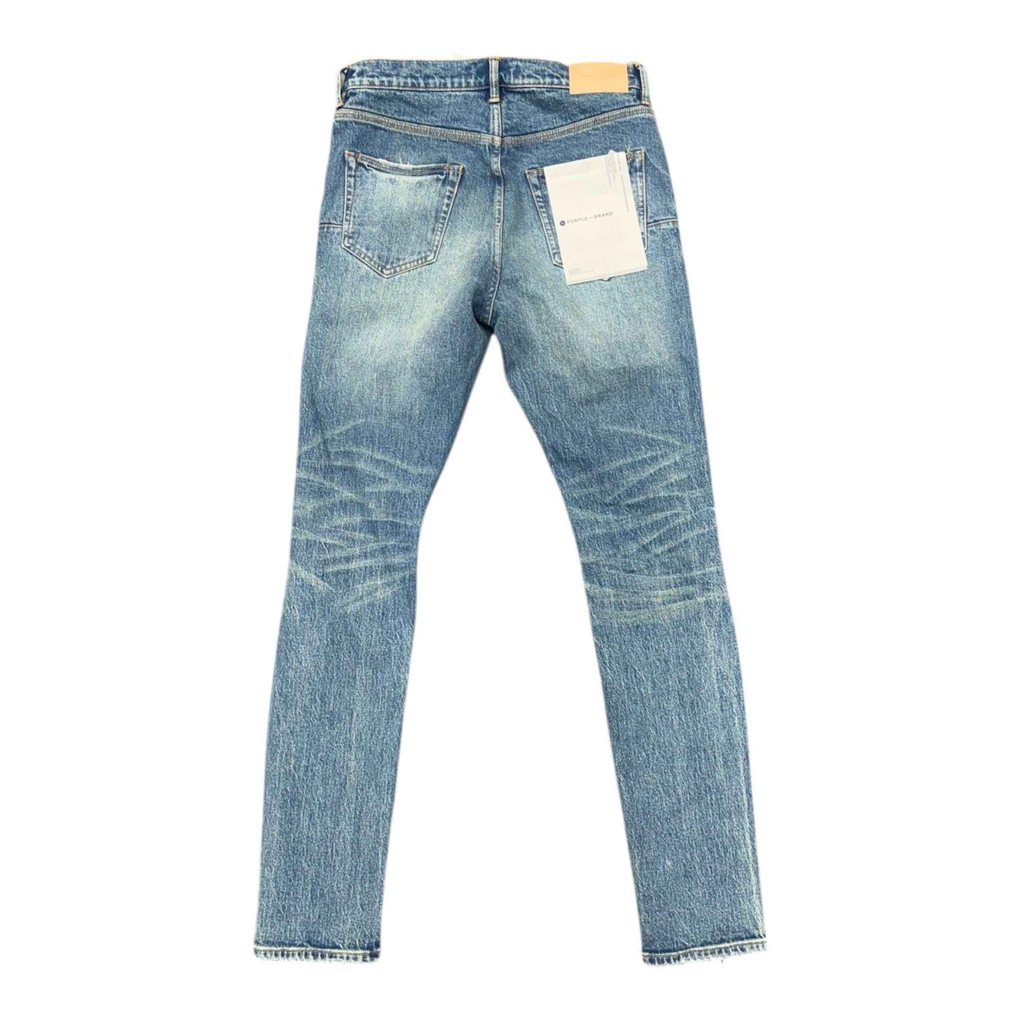 Purple Brand Skinny Distressed Denim (Blue)