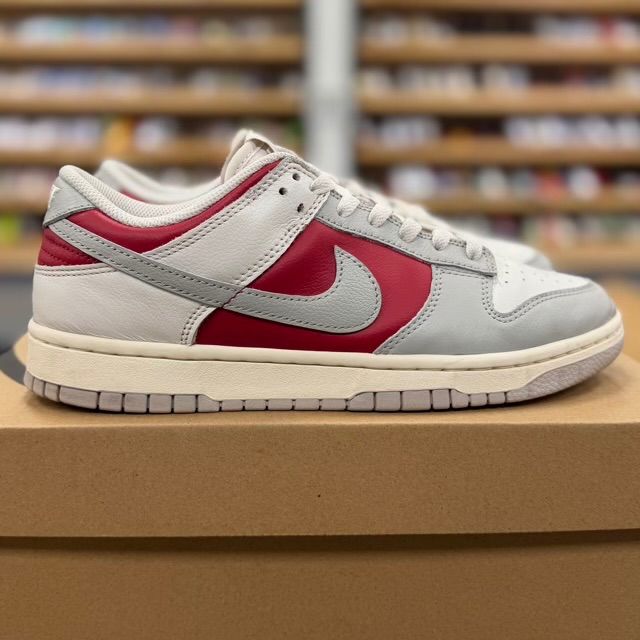 Nike Dunk Low Light Iron Ore Gym Red - Preowned