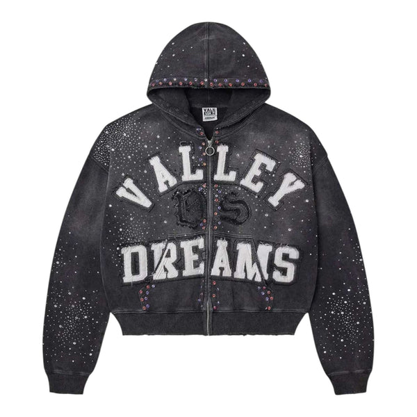 Vale Forever Classico Zip Up Hoodie (Black)