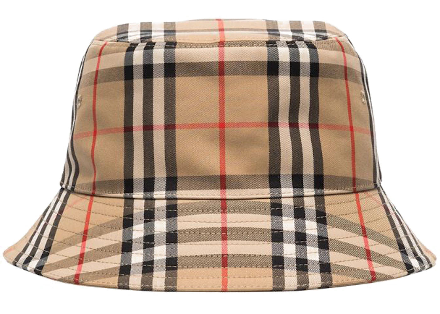 Burberry Vintage Check Bucket Hat Archive Beige - Preowned