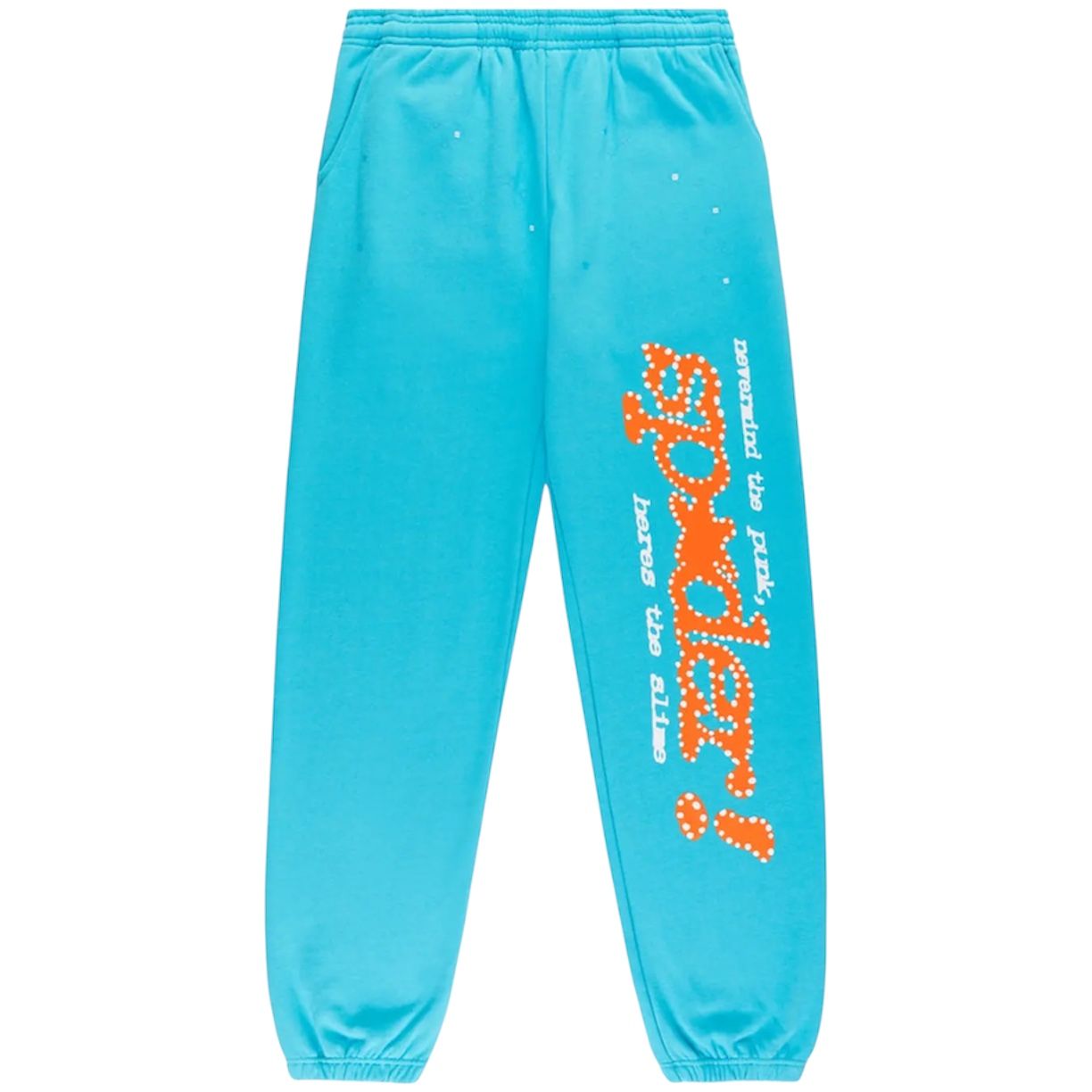 Sp5der Punk V2 Sweatpants (Cyan)