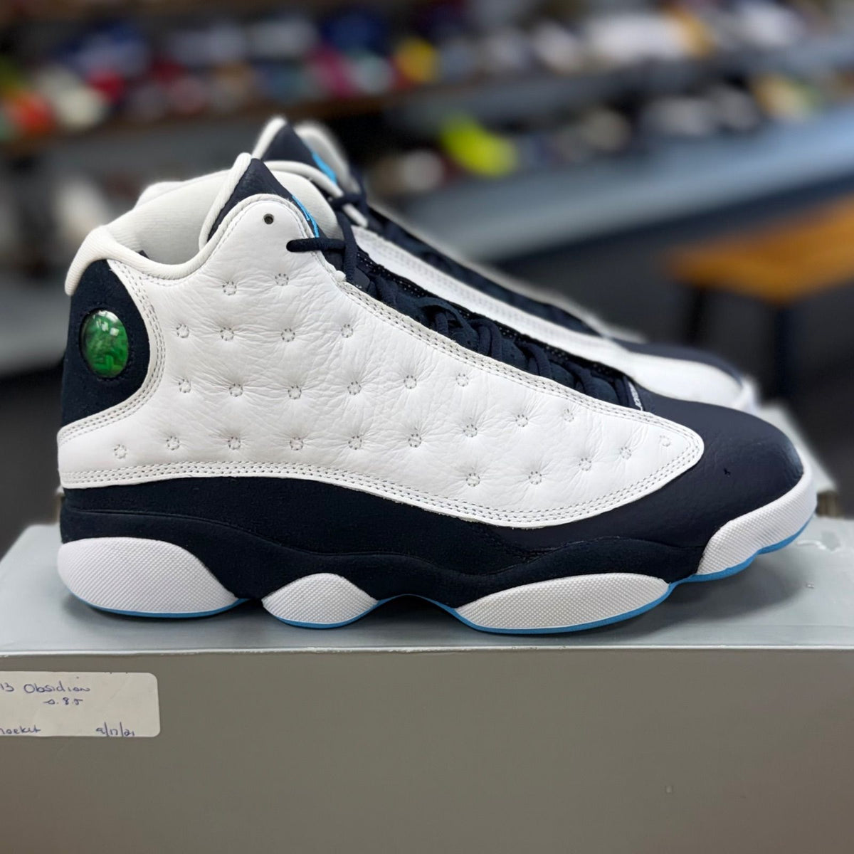 Jordan 13 Retro Obsidian Powder Blue White - Preowned