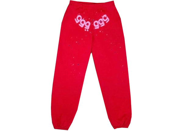 Spider Worldwide 555 Angel Numbers Sweatpants Brown
