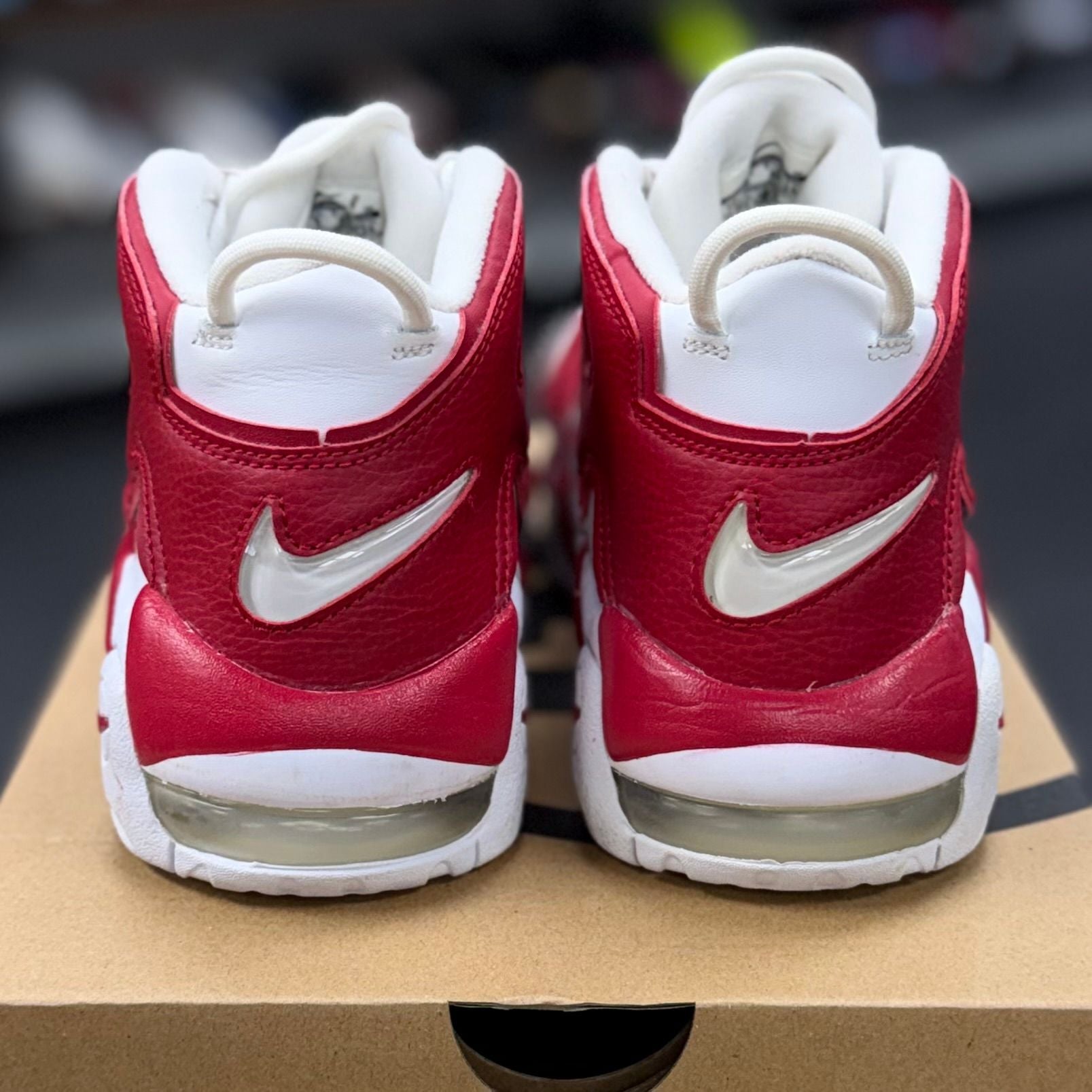 Nike Air More Uptempo Varsity Red (GS) - Preowned