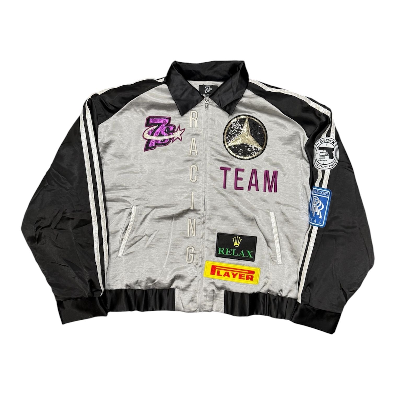 Triple 7's Silver Bullet Jacket (Grey)