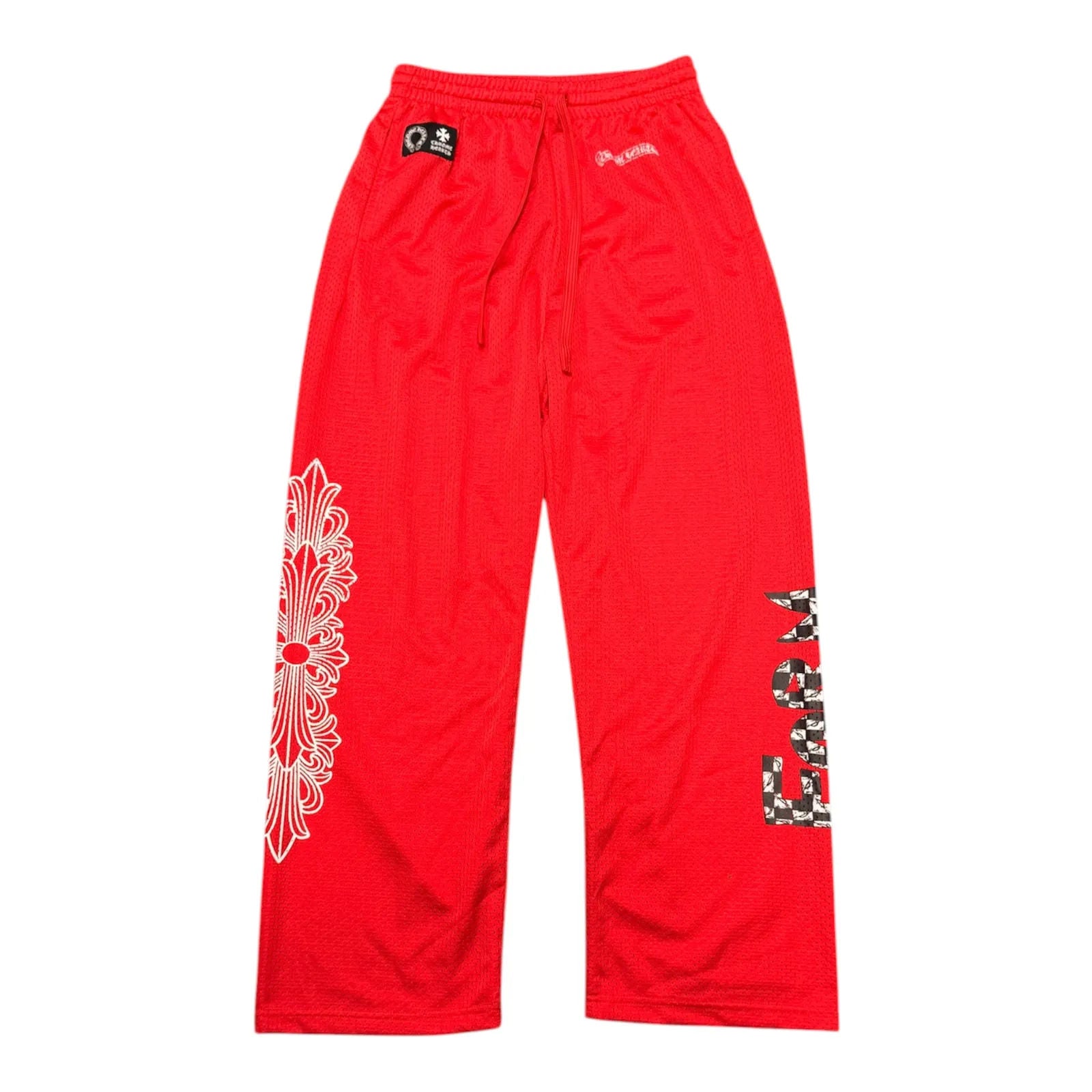 Chrome Hearts Matty Boy Mesh Sweatpants (Red) - Preowned