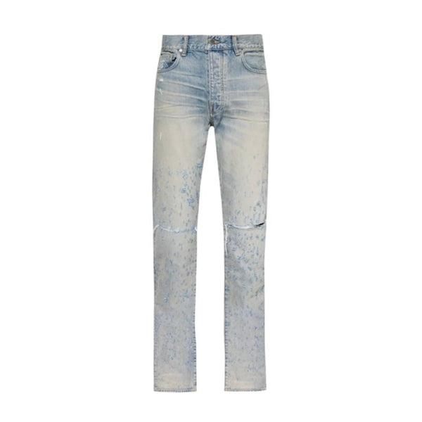 Amiri Distressed Straight leg Jean (Blue)