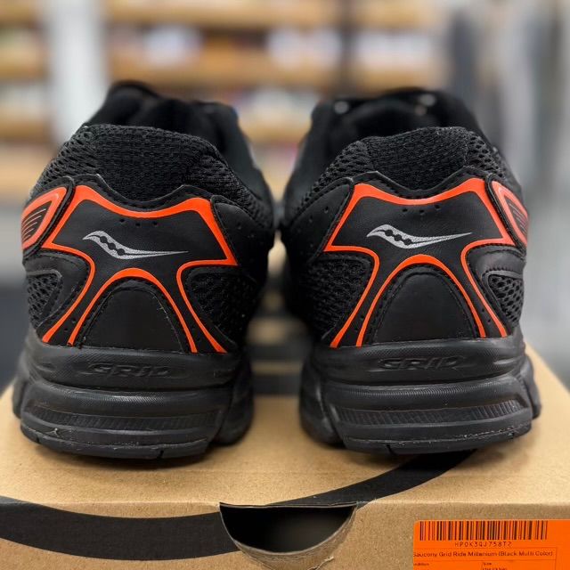 Saucony Grid Ride Millenium (Black Multi Color) - Preowned