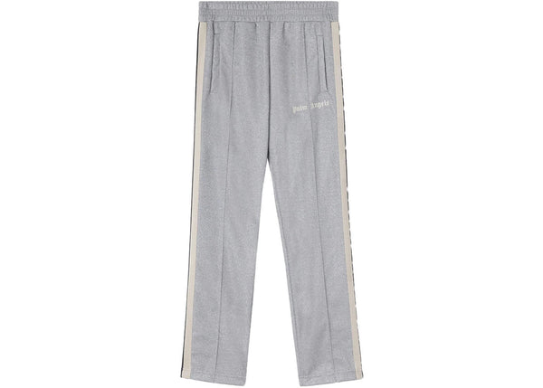 Palm Angels Lurex Track Pants Silver/Off-White