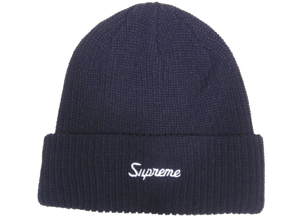 Supreme Loose Gauge Beanie Navy - Preowned