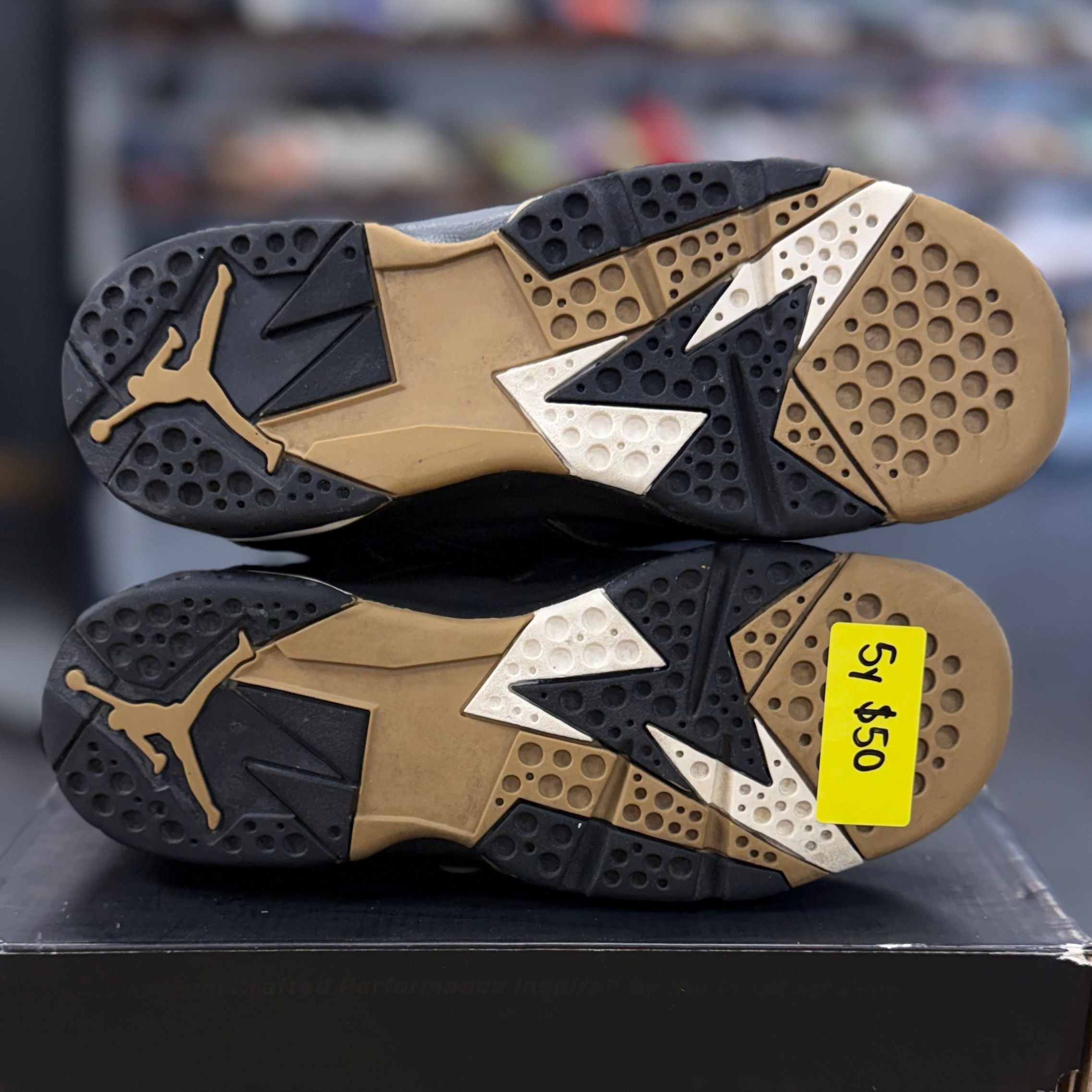 Jordan 7 Retro Golden Moments Pack (7) (GS) - Preowned