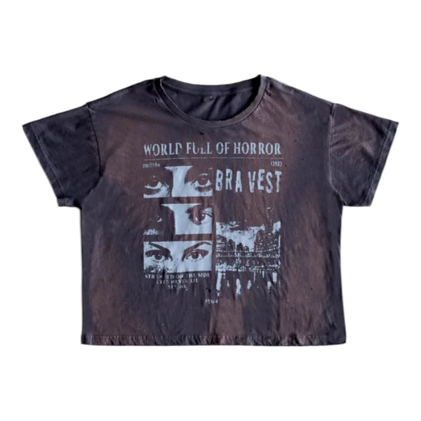 Bravest Studios Horrors Vintage Tee (Black)