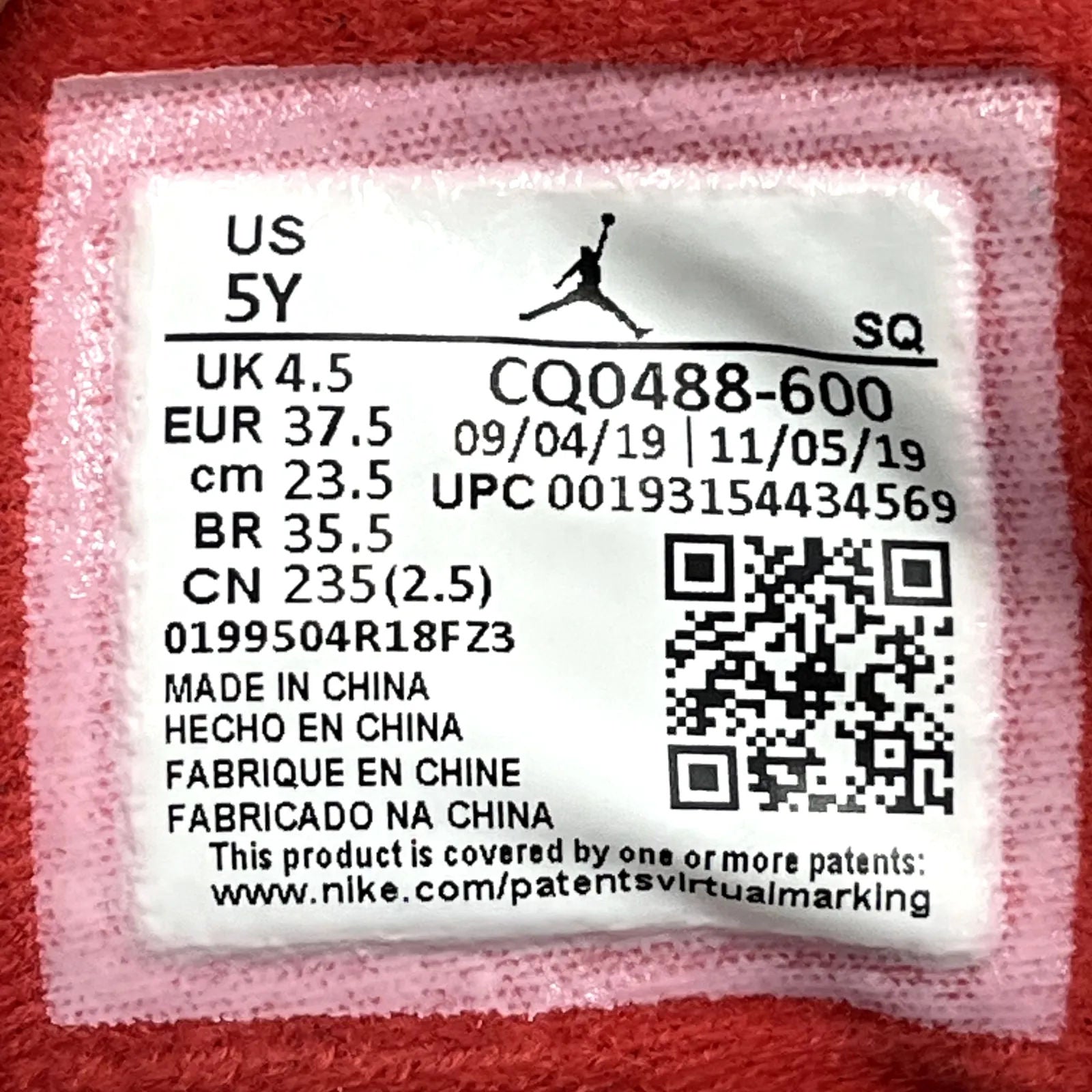 Jordan 3 Retro SE Fire Red (GS) - Preowned