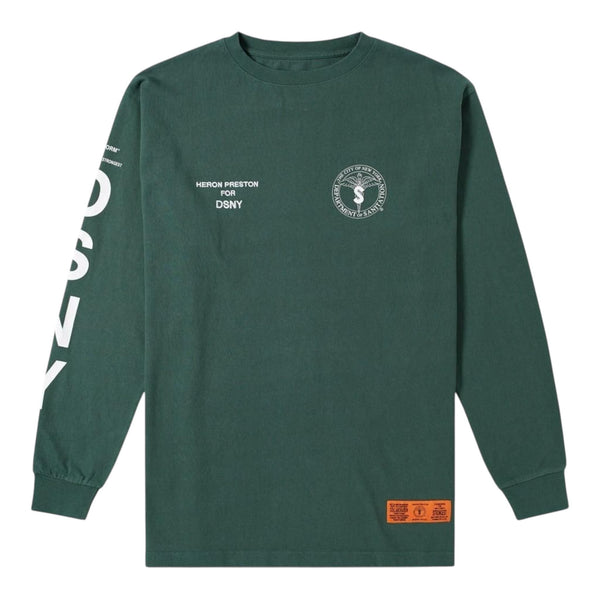 Heron Preston x DSNY Long Sleeve Jersone Tee (Green)