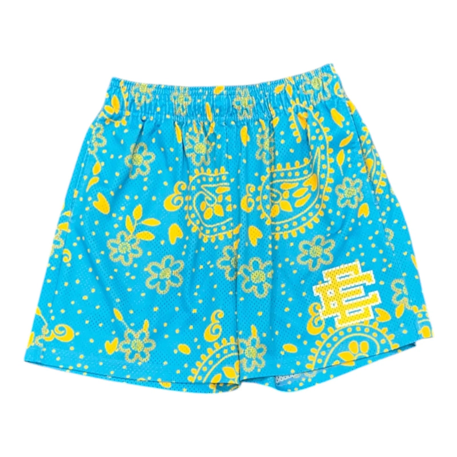 Eric Emanuel EE Basic Shorts (Blue Paislley) - Preowned