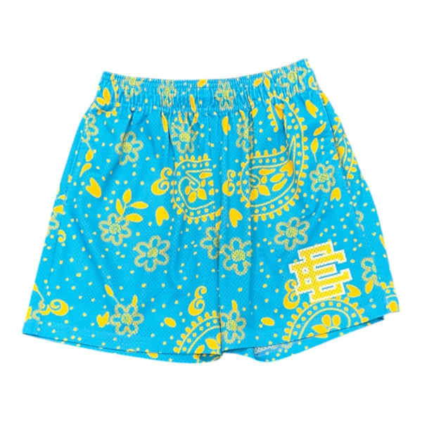 Eric Emanuel EE Basic Shorts (Blue Paislley) - Preowned