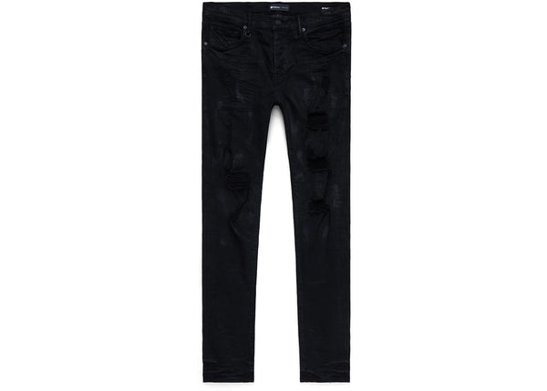 Purple Brand Black Oil Spill Jean Black