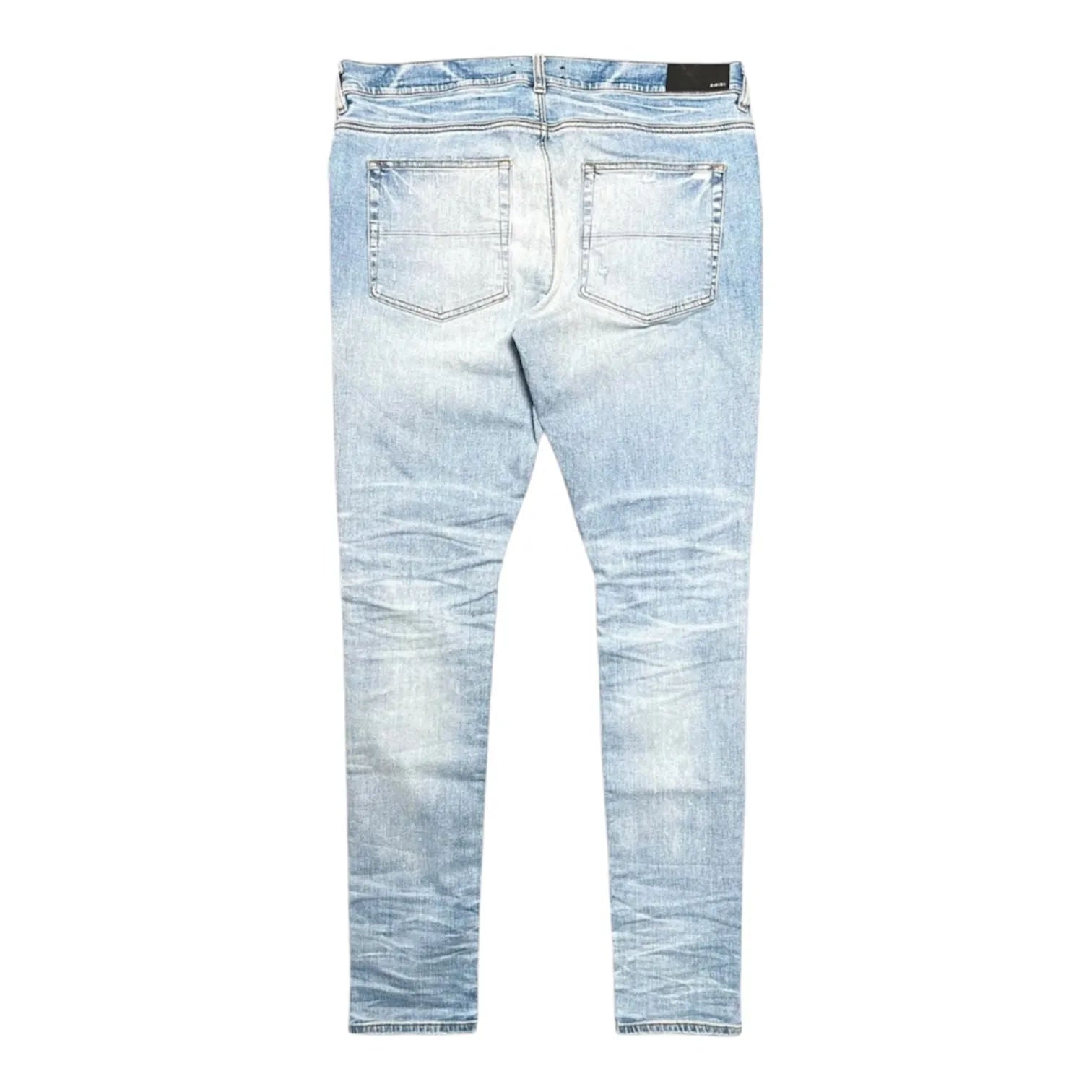 Amiri MX1 Suede Patch Jeans (Clay Indigo Grey)