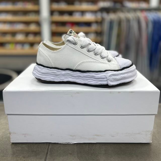 Maison Mihara Yasuhiro Peterson OG Sole Canvas Low White - Preowned